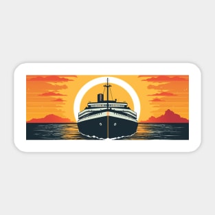 Seafarer's Journey: Unleash Your Inner Adventurer on a Cruise Ship Sticker